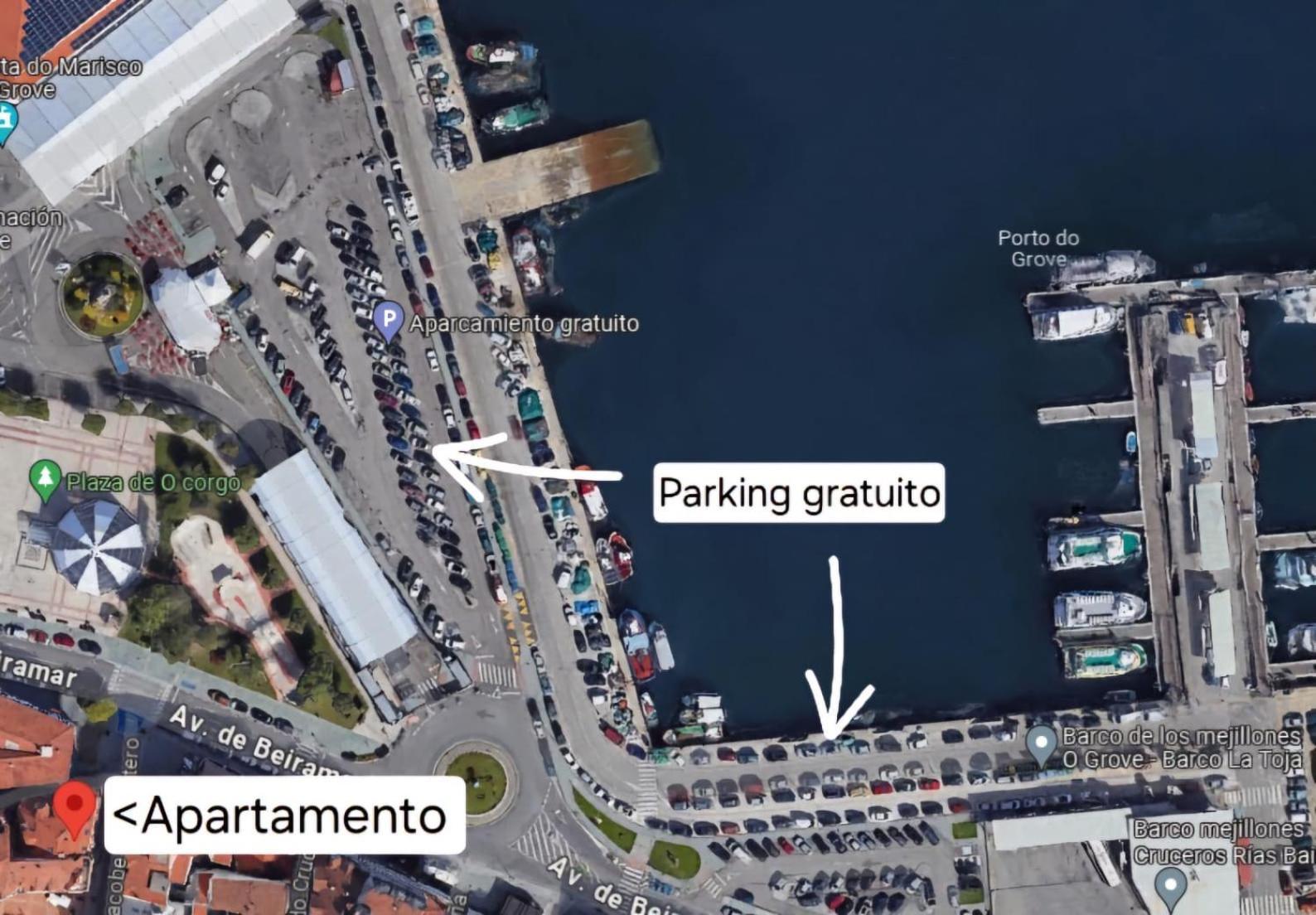 P1 O Grove Centro Puerto Lägenhet Exteriör bild
